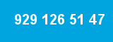 929 126 51 47